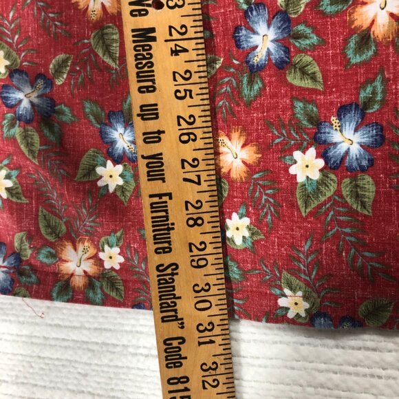 Bugatchi Polo Shirt‎ Men's Size Large Hawaiian Colorful Print - Picture 6 of 6